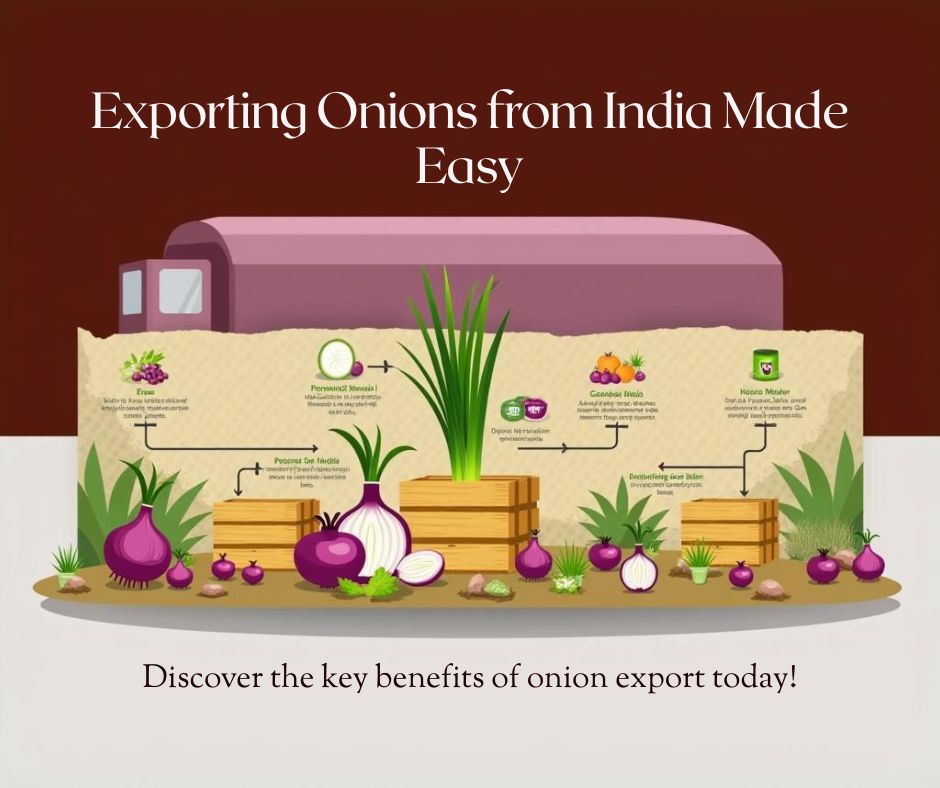 How to export onion from India to other countries